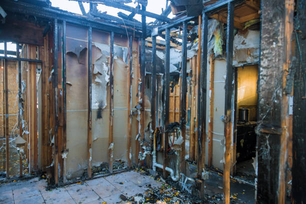 Professional Fire Board Up technician working in Adamstown, PA